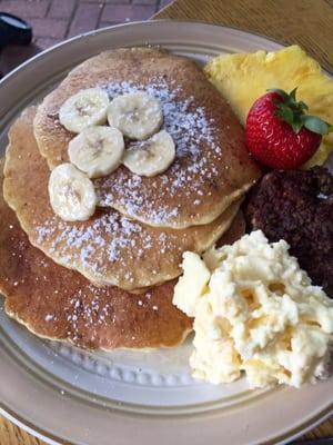 Banana fosters pancakes