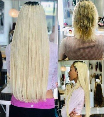 Hair extensions can be an excellent way to protect and grow your hair after chemical damage when using the right method and stylist.