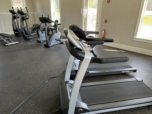 Condo fitness room. Boston