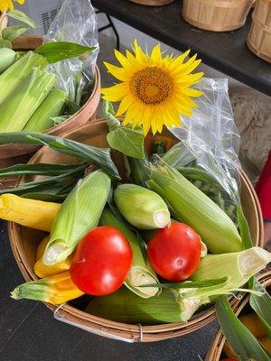 Fresh Vegetables in a basket