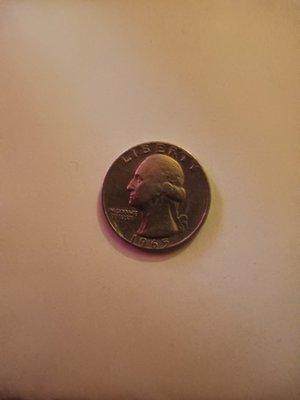 Rare US No Print Mark Quarter 1965