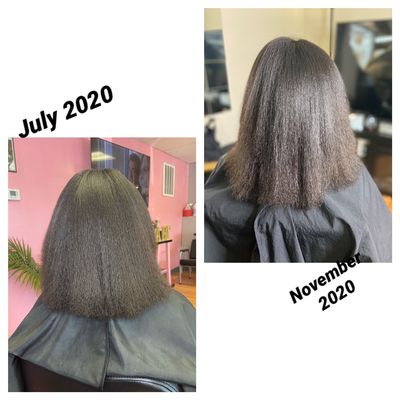 Photo of hair growth from using ShayyPatrese Shayybutta hair growth oil