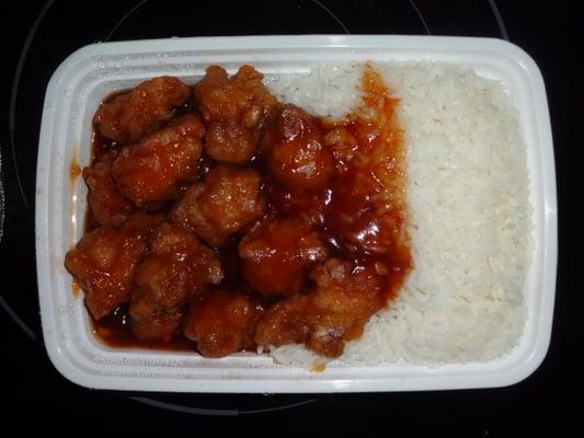 General Tso's Chicken, at Sun Fat in Bristol CT.