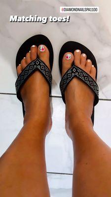 Hawaiian  Vacation toes by Trish