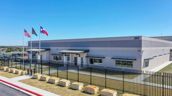 The United States Gold Bureau new building in Leander, TX. It is also home to the Texas Bullion Depository