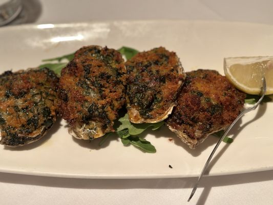 Classic Oysters Rockefeller