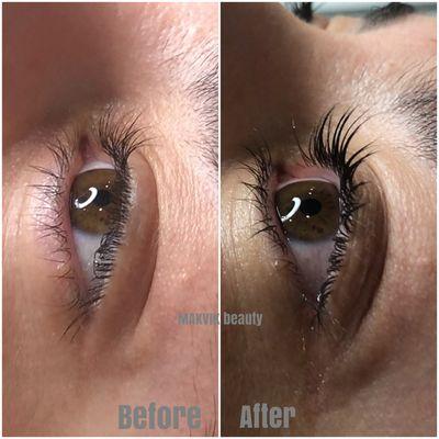 Yumi Lashes keratin lash lift (150$)