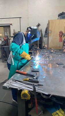 Welding workshop