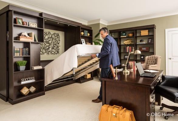 Murphy bed built-in-open