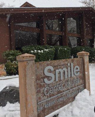 Winter wonderland at Smile Center of Utah