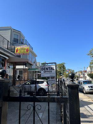 His sign board