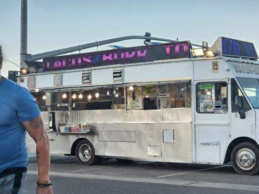 East LA Taco truck in Apple Valley It's located on Highway 18 in the Albertsons parking lot.