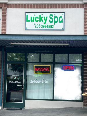 Grand opening lucky spa