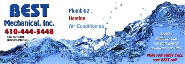 Best Mechanical Inc. provides professional residential and commercial plumbing, heating and air conditioning installation. Call now!