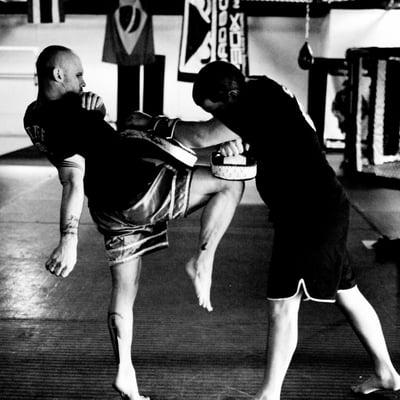 Classic Thai boxing straight knee,Daddis Mixed Martial Arts Academy Cherry Hill NJ