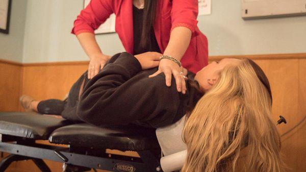 The Lubbock Integrated Medical staff with a patient