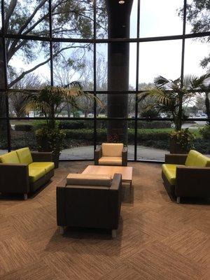 Lobby seating area