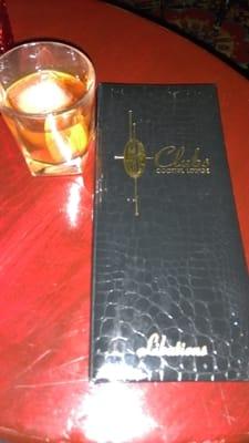 Not part of event but had this Old Fashion cocktail with old school ice cube...