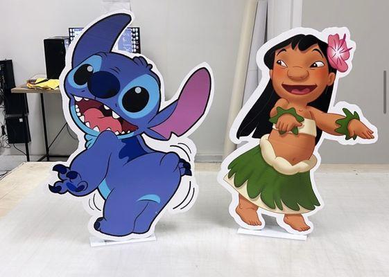 Character cutouts