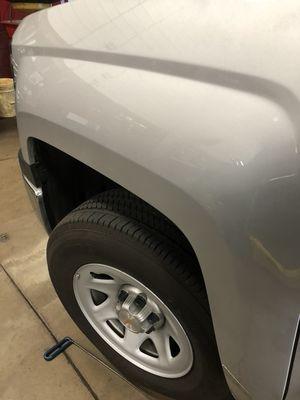 Silverado fender "after"