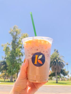 Kai Chai with oat milk iced