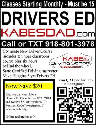 Drivers Ed Coupon