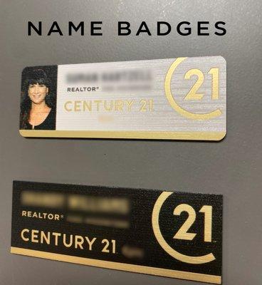 Custom name badges with magnetic closures at affordable prices!