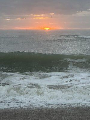 View from the easily accessible beach.