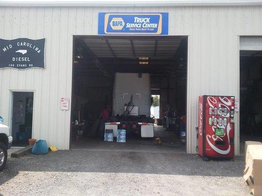 Tractor Trailer repair, we offer after hours service, tires, welding, just to name a few