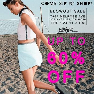 TODAY! Blow out sale. Cute dresses, tops, everything! Until 8pm