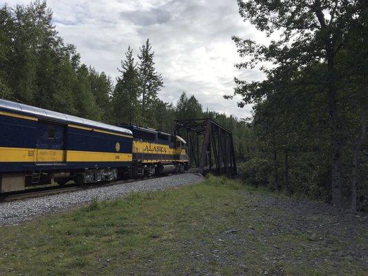 Alaska Railroad Hurricane Turn Train