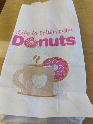 Donut bag and info so true