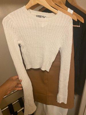 Loved the quality and long sleeves on this sweater.