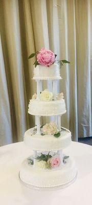 4 Tier Custom Wedding Cake