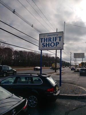 Destiny Thrift Shop is located next to New Beginnings Christian Church in Brick, NJ.