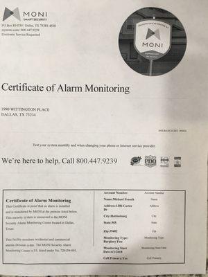 Most Insurance companies Provide Discounts of  5-20 percent for monitored alarms.