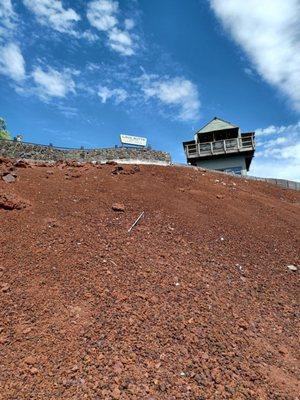 Active fire lookout station.