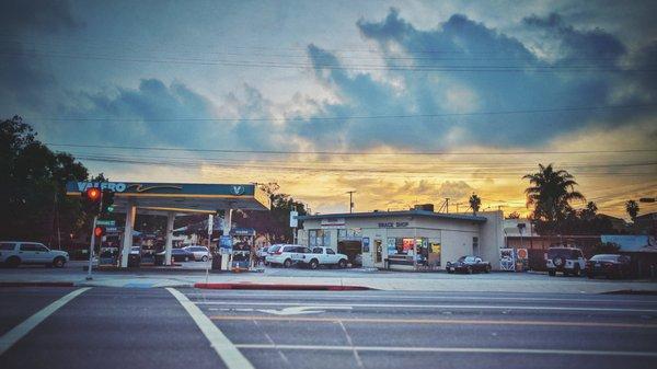 Photo I took of the gas station as I was walking to pick up my truck that got repaired. It runs well now. Great attitudes and helpfulness.