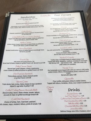 Menu 1/19/2022