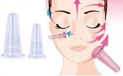 anti-aging facial cupping massage