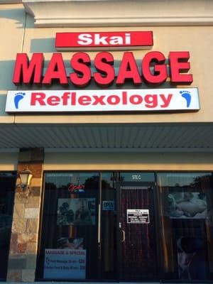 New sign! New management! New masseuse! All new experiences you won't forget.