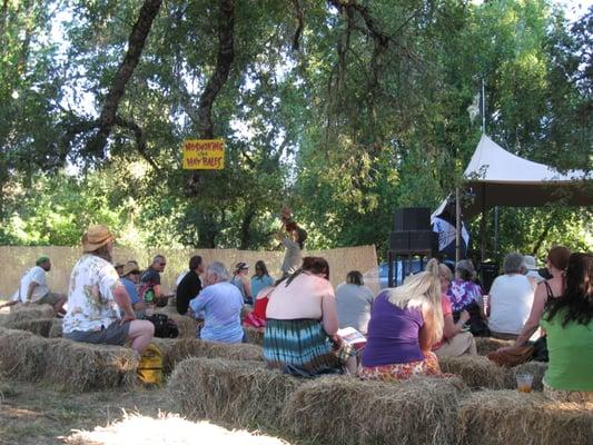 Hay Bale Seating