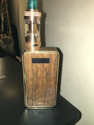 The only wood panel snow wolf in Lynchburg so far from Vaperdemic.  In love with it