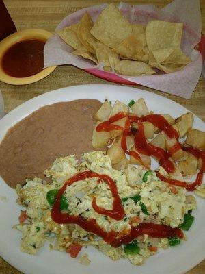 Huevos a LA Mexicana