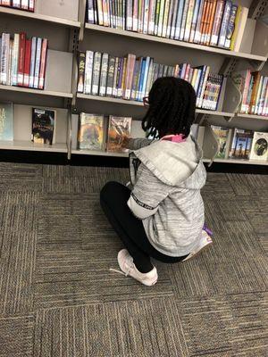 Front facing books always capture attention