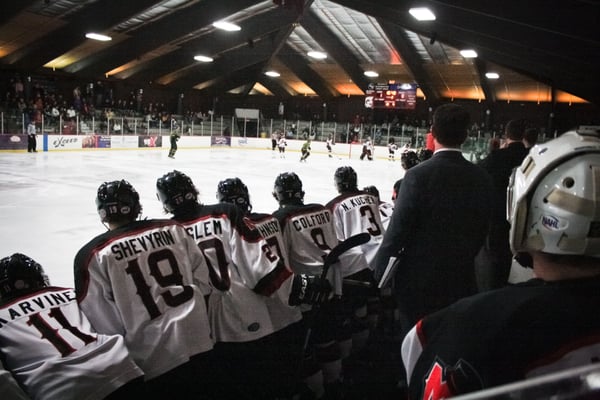 View from the bench at Richfield Arena