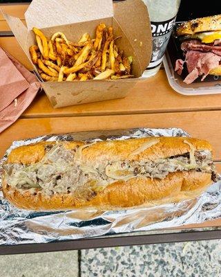 Steak n Cheese, Tallow Fries