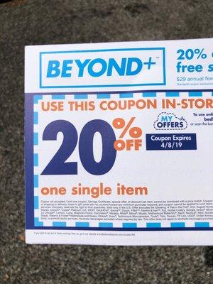 Never shop without this coupon.