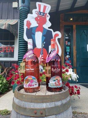 Hazlitt  red cat wine A must stop for all to visit on Seneca Lake Wine Trail