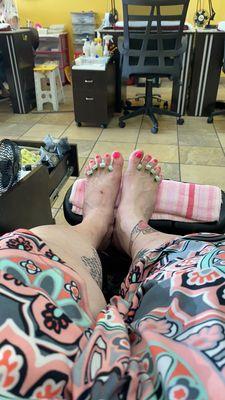 My pedi